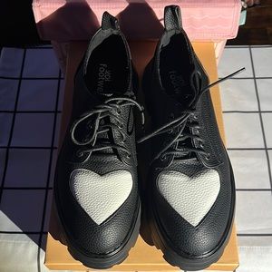 Heather Heart Oxford Platforms